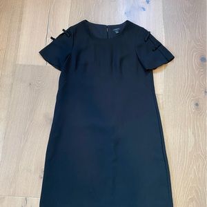 Ann Taylor Shift Dress with Bow Details on Sleeves